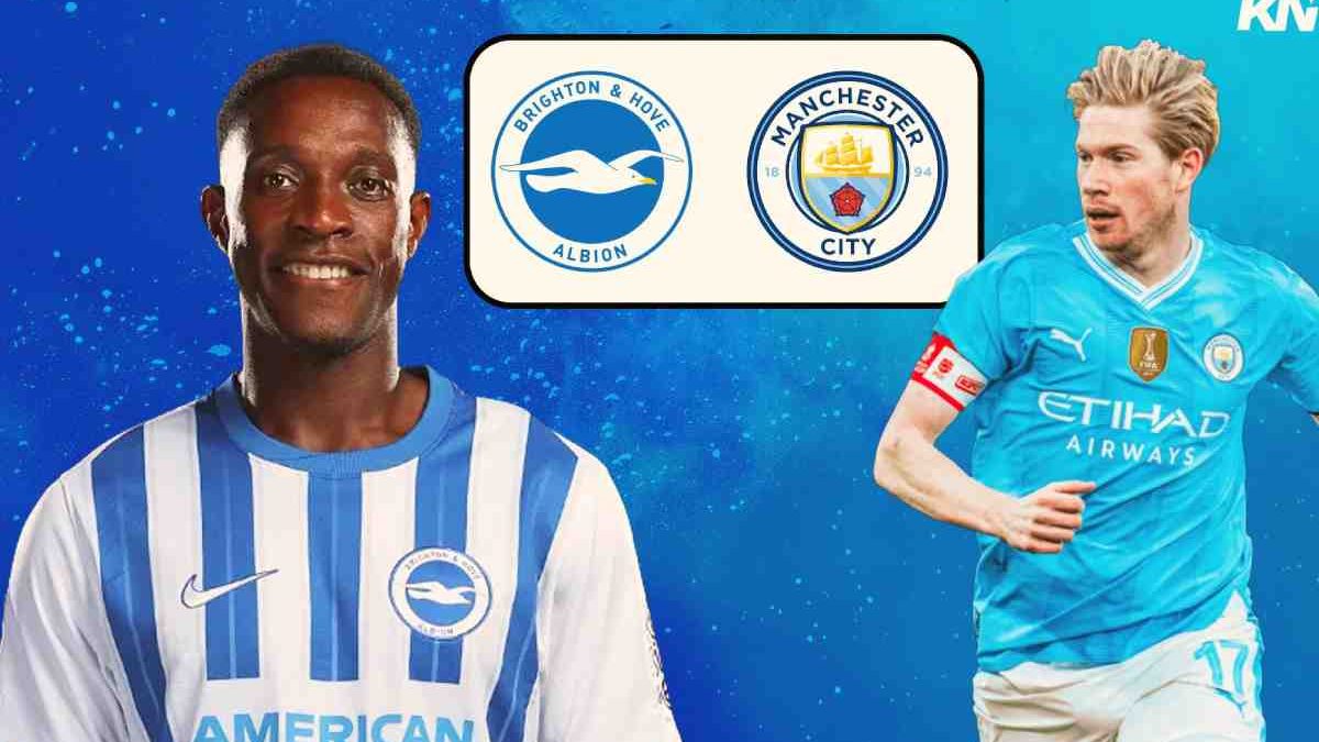 Man City Vs Brighton & Hove Albion F.C. Timeline