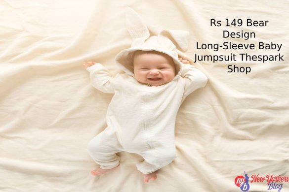 Rs 149 bear design long-sleeve baby jumpsuit thespark shop