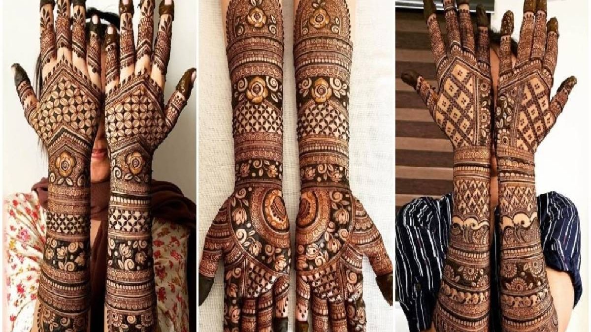 Front Full Hand Mehndi Design