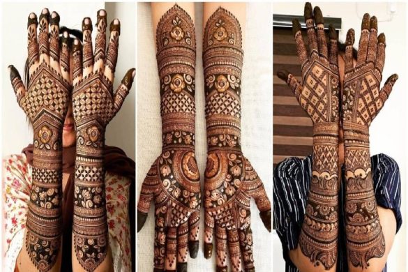 Front Full Hand Mehndi Design