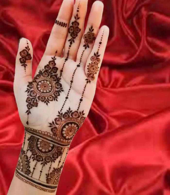 Royal Front Hand Mehndi Design